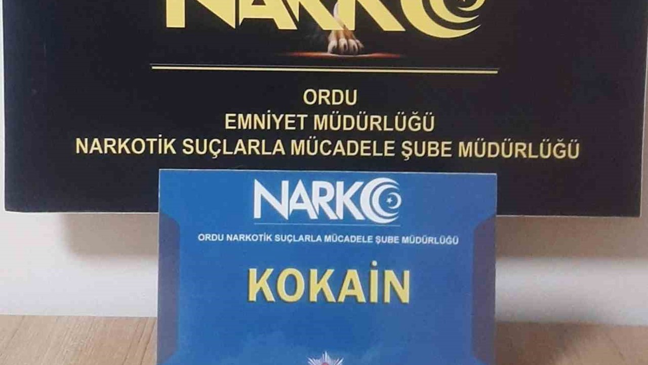 Ordu’da uyuşturucu operasyonlarında 2 tutuklama
