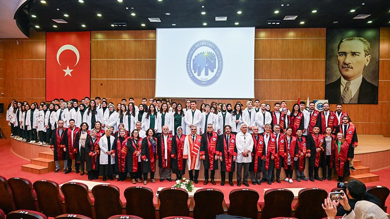 KMÜ’de tıp bayramı ve beyaz önlük giyme töreni düzenlendi
