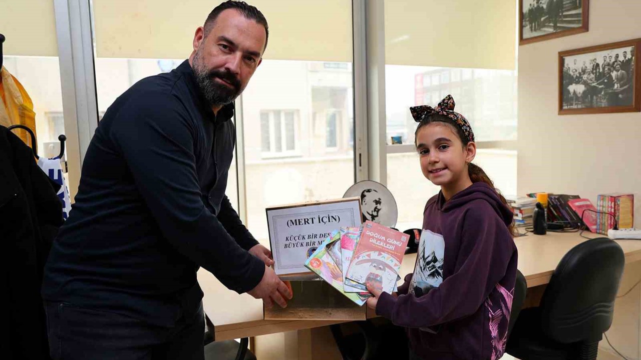 Söke’de minik yürekten dayanışma örneği
