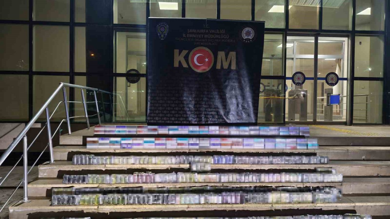 Şanlıurfa’da kaçakçılık operasyonunda 1 milyon 200 bin TL değerinde elektronik sigara ele geçirildi

