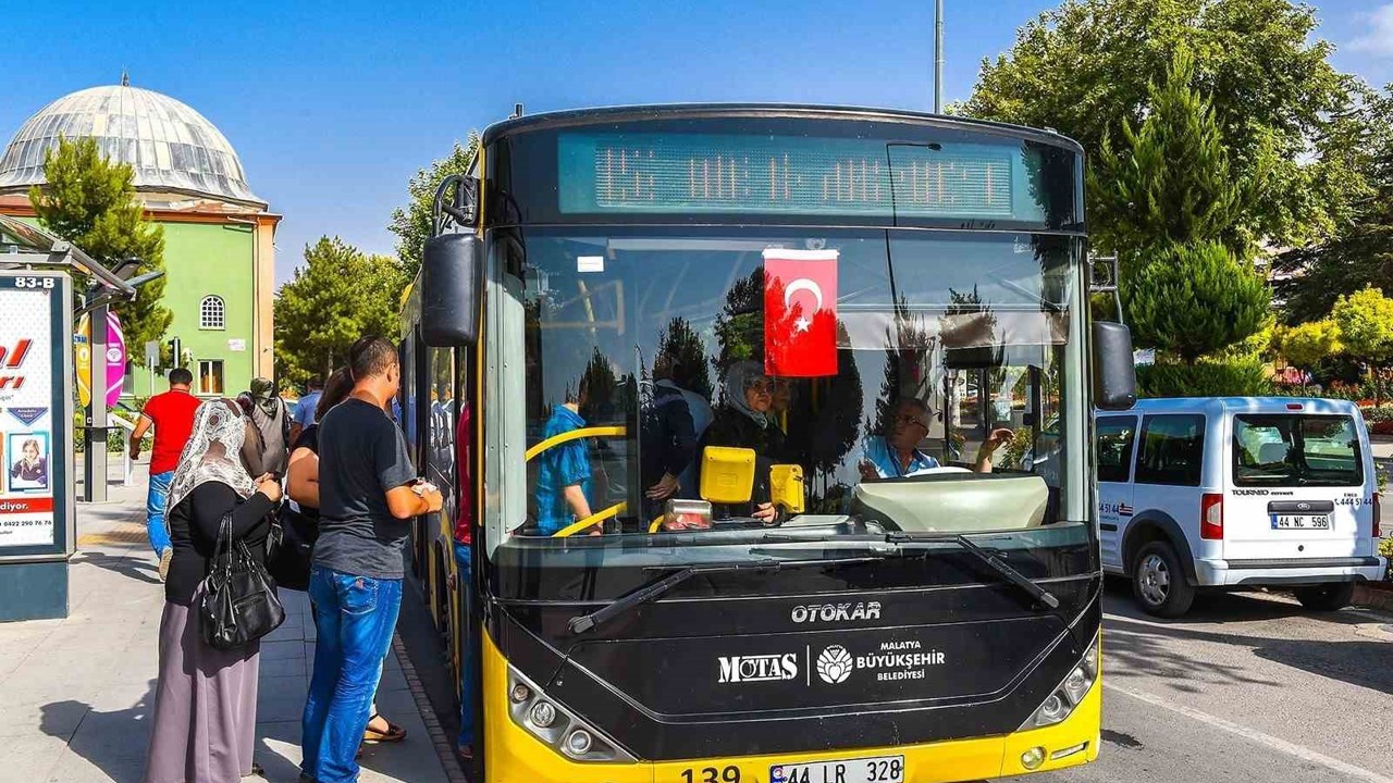 Malatya’da bayram süresince ulaşım ücretsiz
