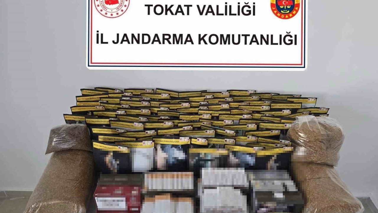 Tokat’ta kaçak tütünle yakalanıp, adliyede serbest kaldılar
