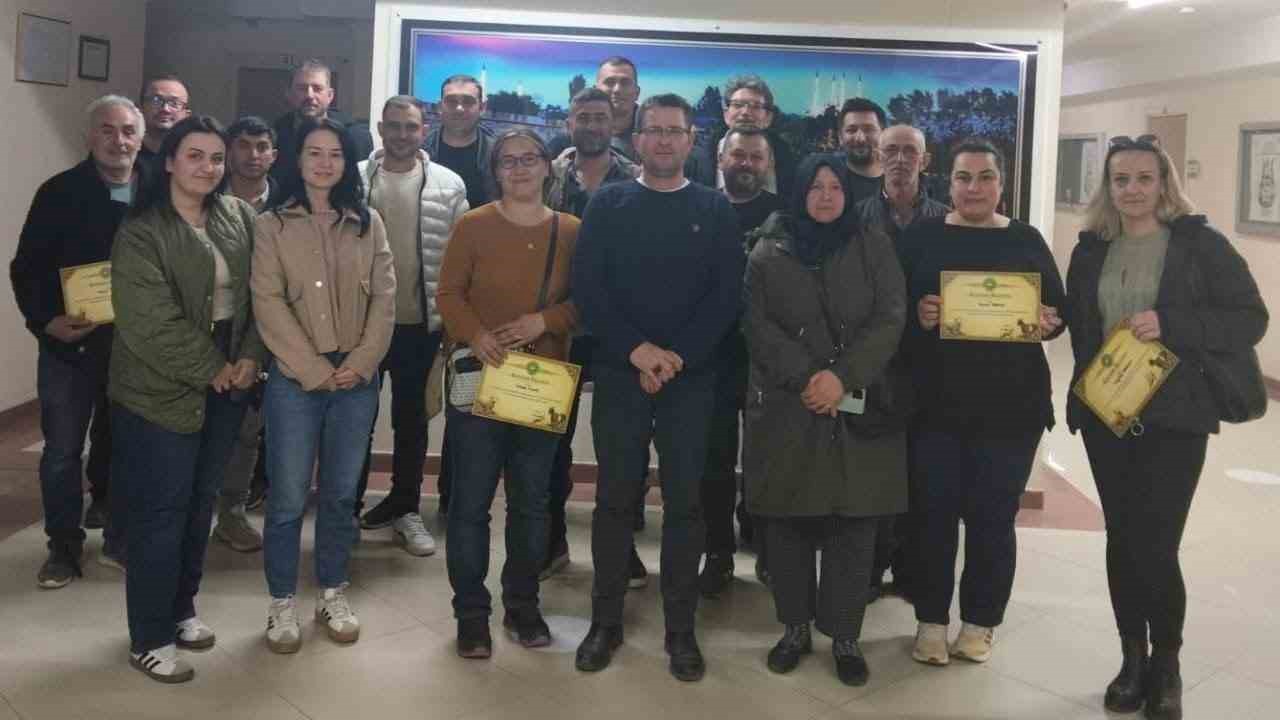 Edirne’de diplomalı çobanlar kursu tamamladı
