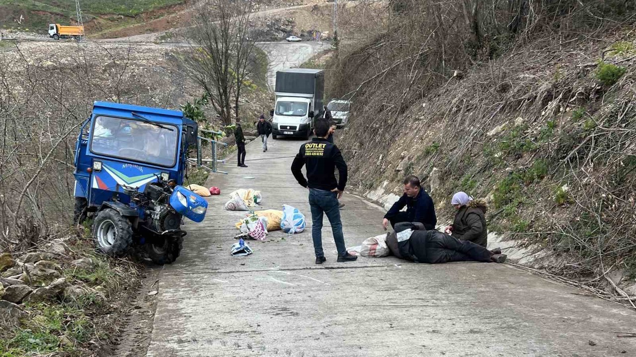 Ordu’da patpat kazası: 1’i ağır 2 yaralı
