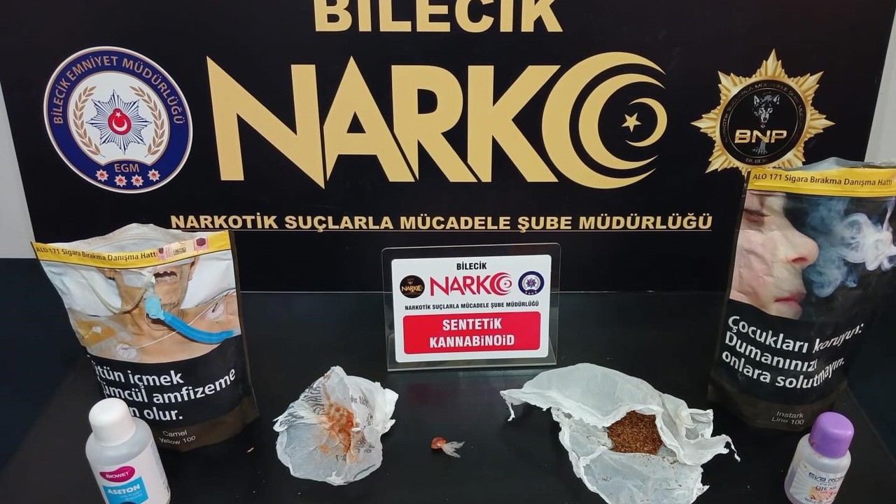Bilecik’te narkotik operasyonu: 2 gözaltı
