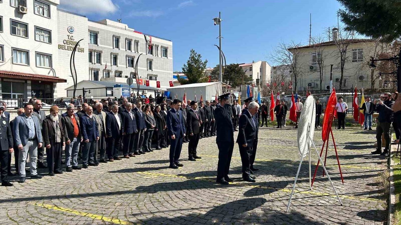 Çermik’te 18 Mart Çanakkale zaferi kutlandı
