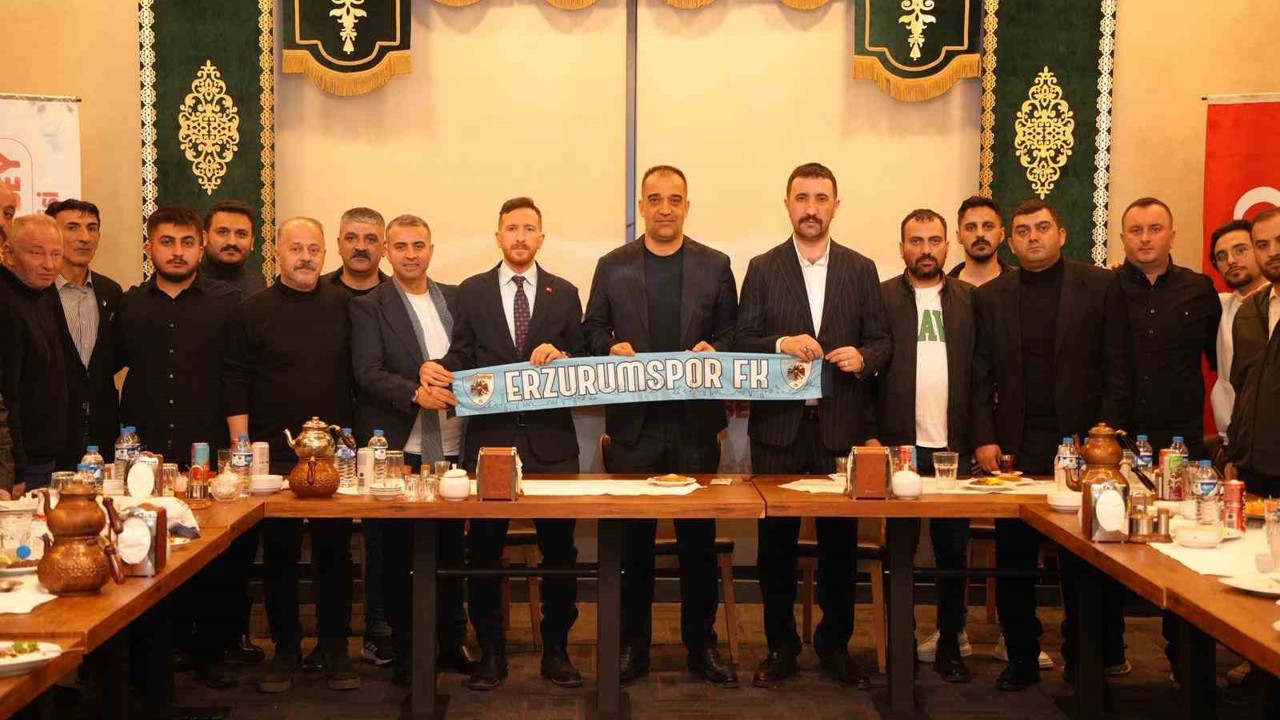 MHP’den Erzurumspor yönetimi ve taraftar gruplarına iftar programı
