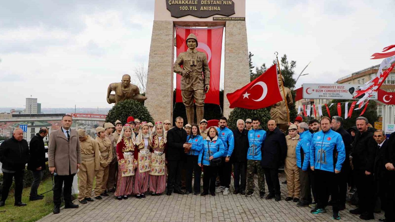 Çanakkale Zaferi’nin 111’inci yıl dönümü Büyükçekmece’de gururla kutlandı
