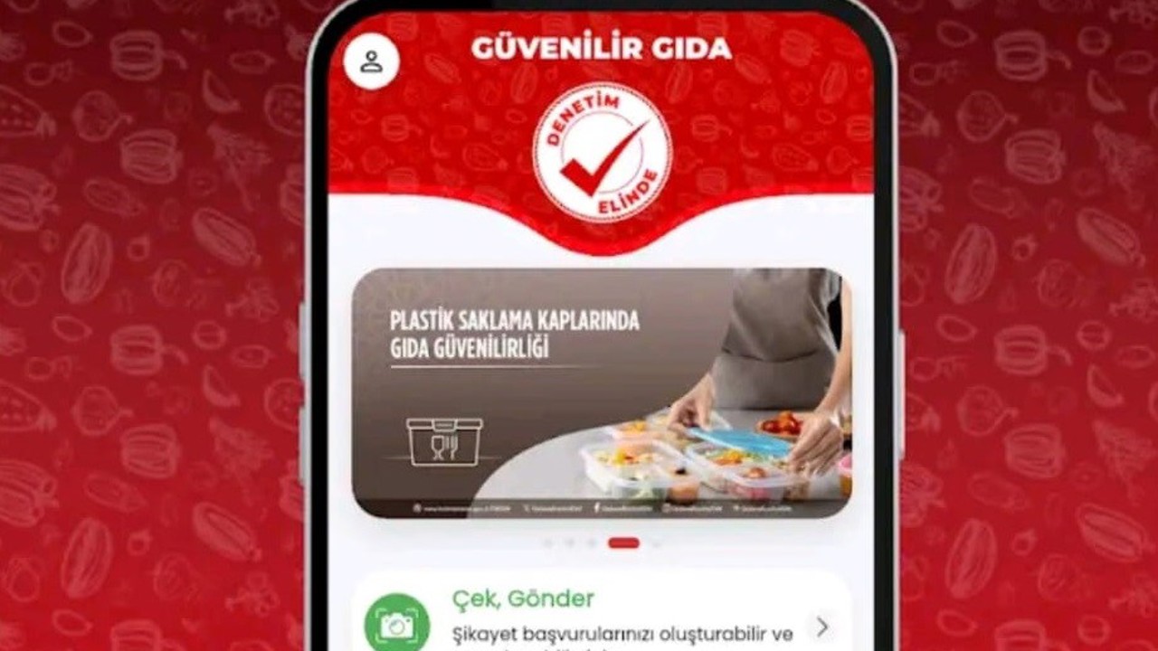 Bozuk gıdaya mobil telefondan ihbar imkanı

