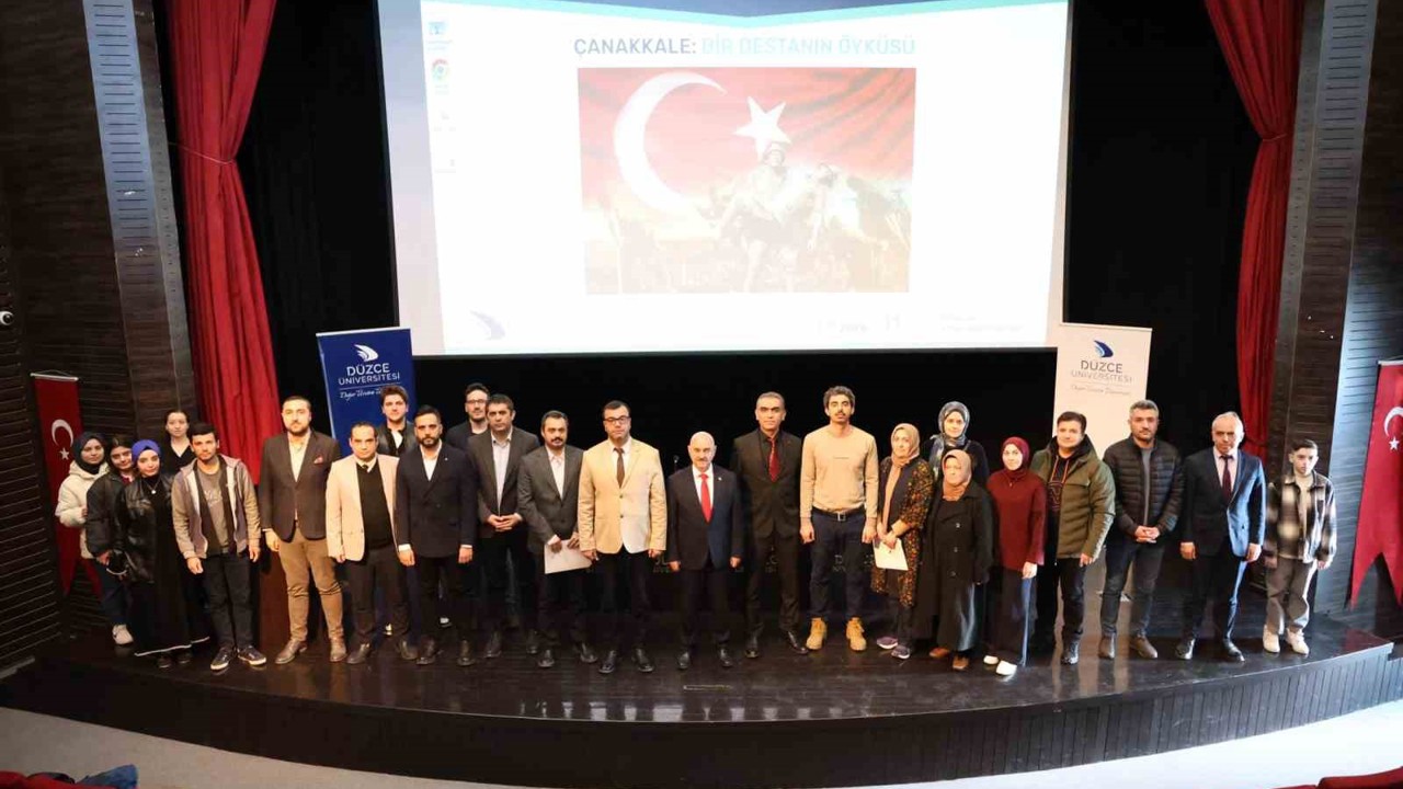 Düzce Üniversitesi’nde Çanakkale Zaferinin 111. yılı kutlandı

