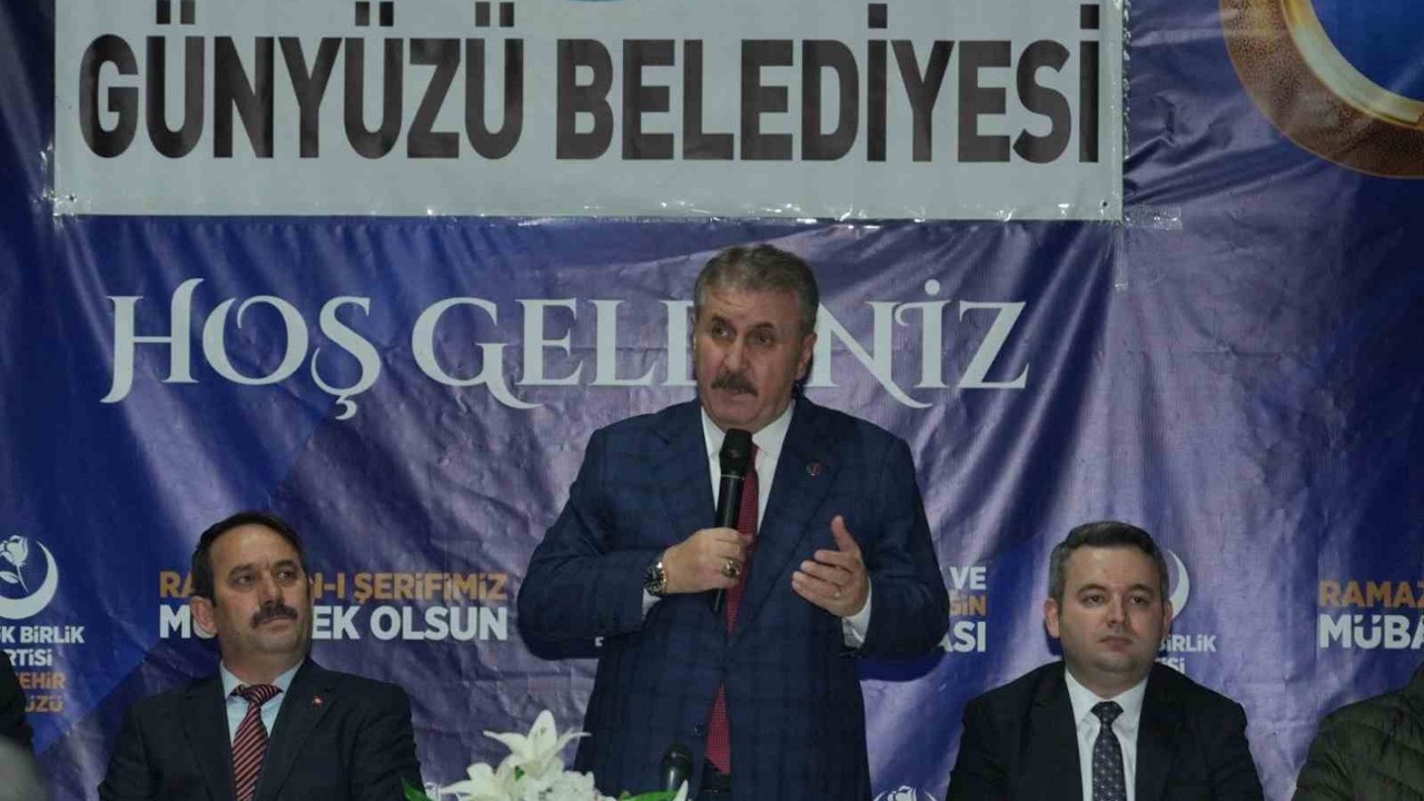BBP Genel Başkanı Destici: "Türkiye güçlü olmak zorunda"
