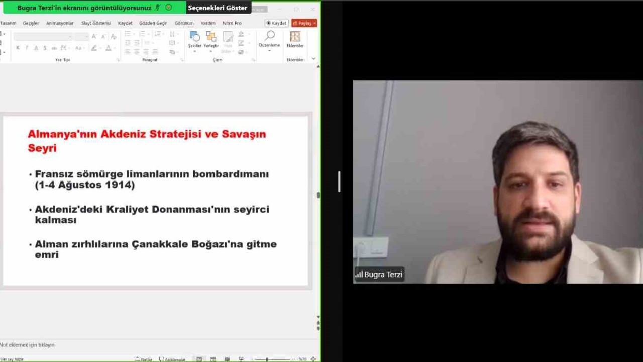 BARÜ’de Çanakkale Cephesi ve 18 Mart Boğaz Zaferi anlatıldı
