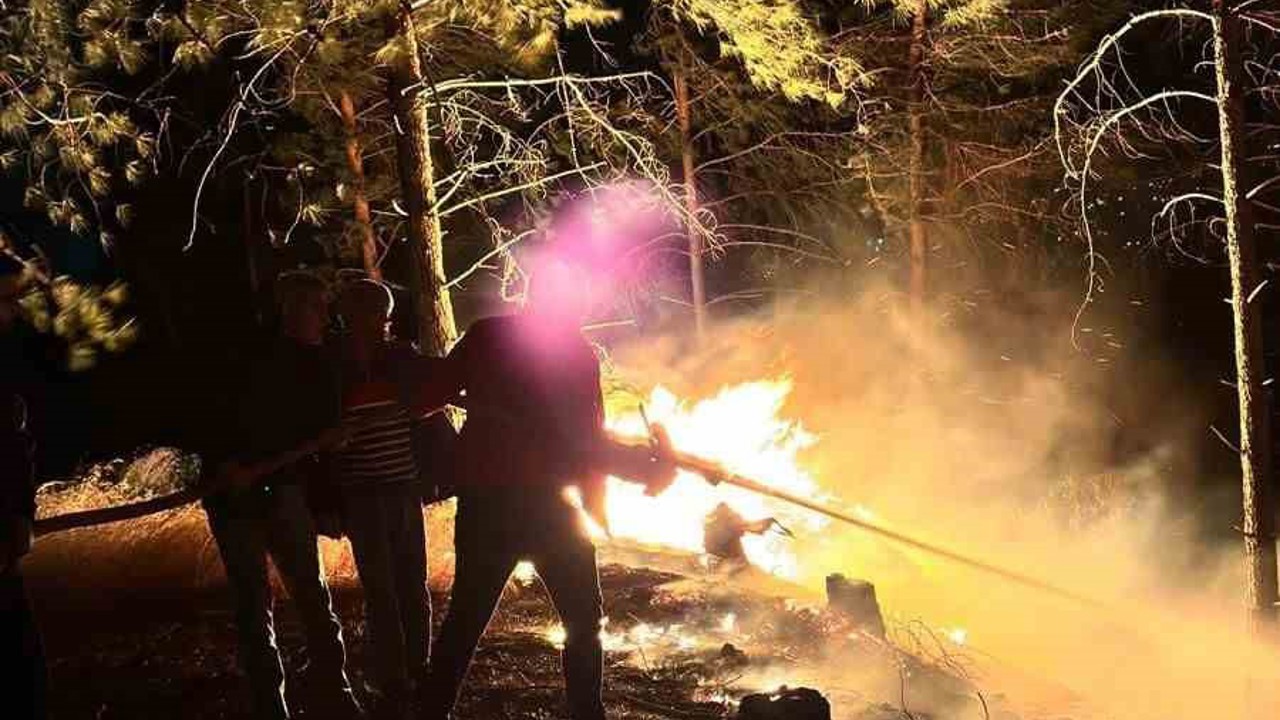 Hatay’da ormanlık alanda çıkan yangın büyümeden söndürüldü
