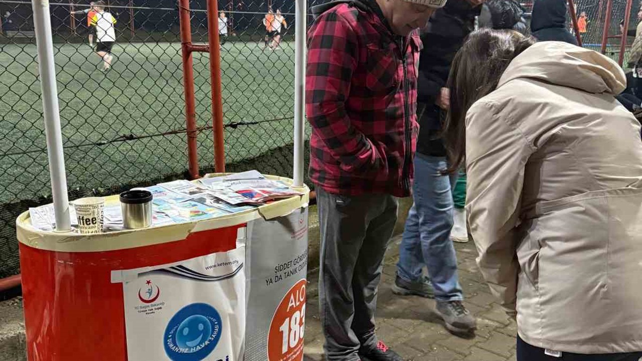 Ramazan turnuvasında sağlık standı
