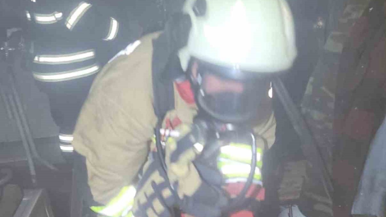 Kırıkhan’da ev yangını
