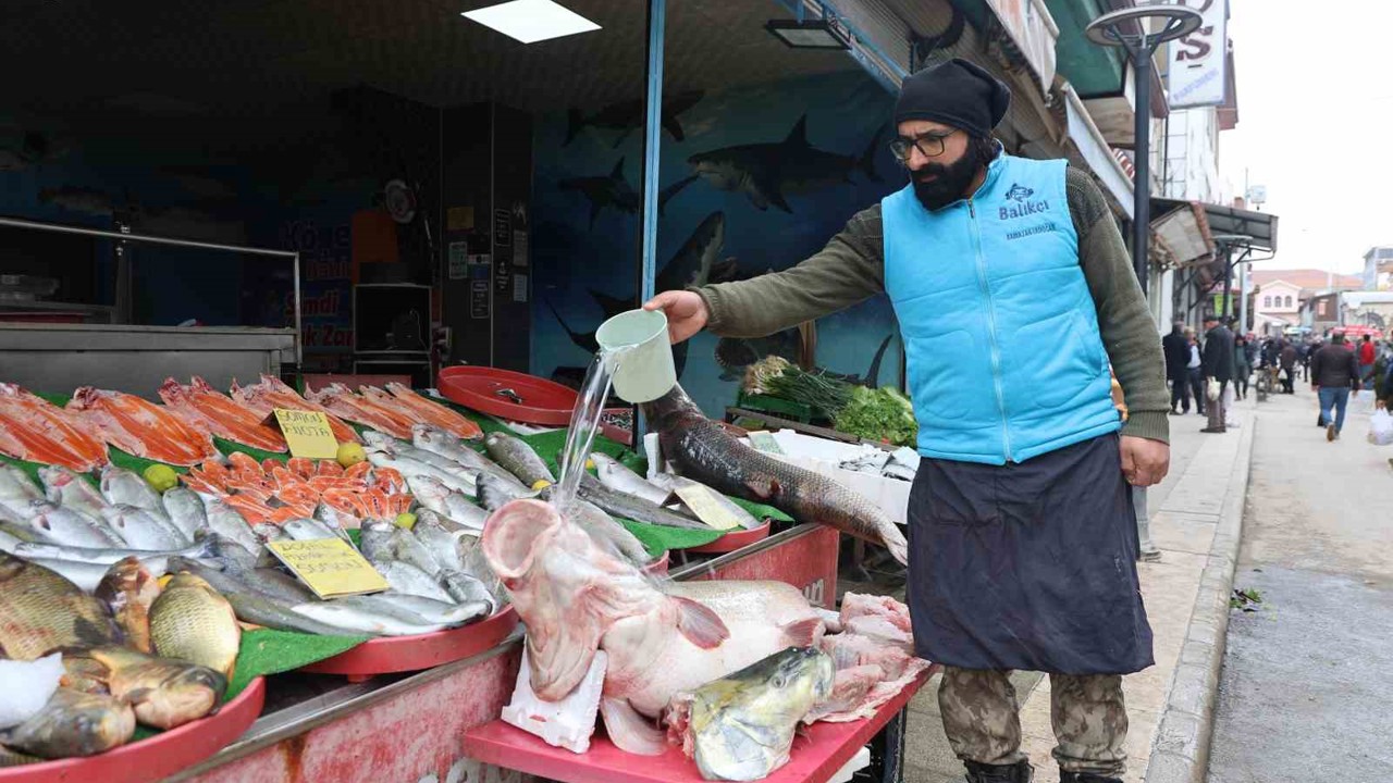 Elazığ’da dev turna  yakalandı
