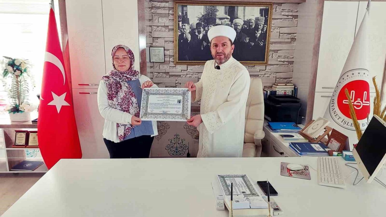 Alman kadın Kelime-i Şehadet getirerek Müslüman oldu
