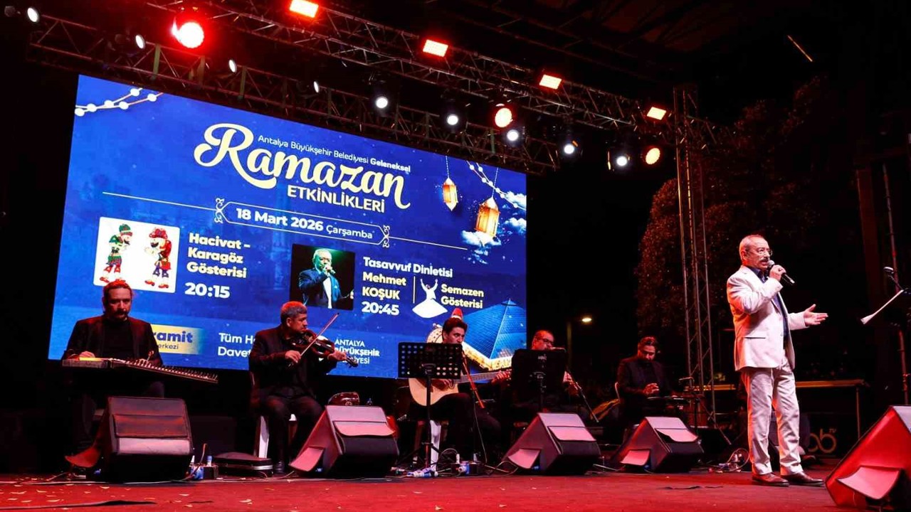 Antalya Büyükşehir Belediyesi’nin Ramazan etkinlikleri yoğun ilgi gördü
