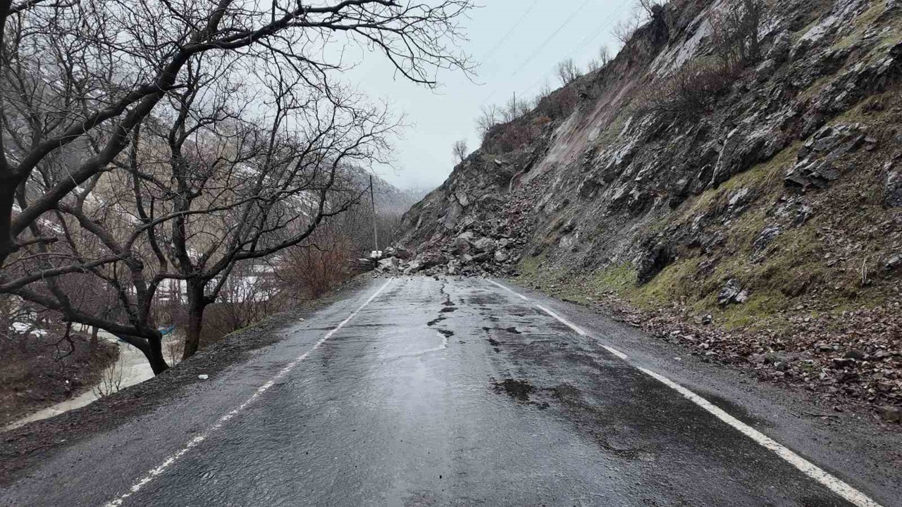 Beytüşşebap’ta heyelan nedeniyle 11 yerin yolu ulaşıma kapandı
