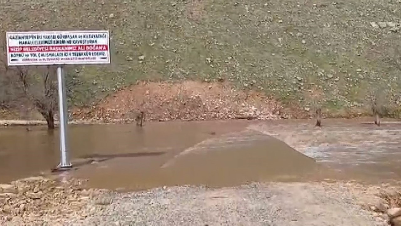 Gaziantep’te dolu ve sağanak etkili oldu
