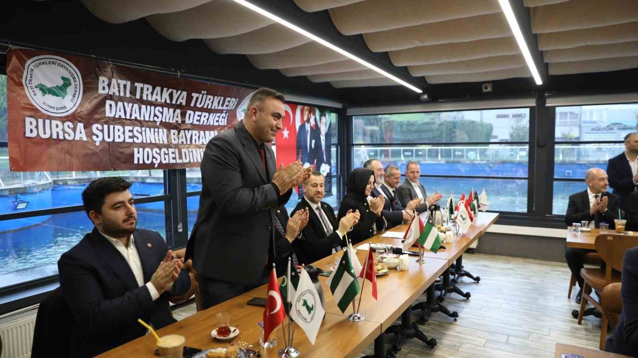 Batı Trakya Türkleri Bursa’da bayramlaştı
