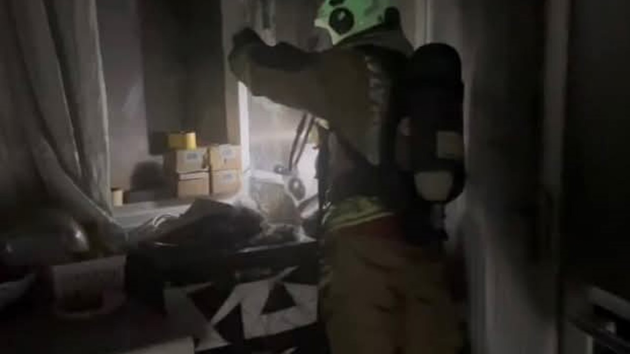 İskenderun’da ev yangını
