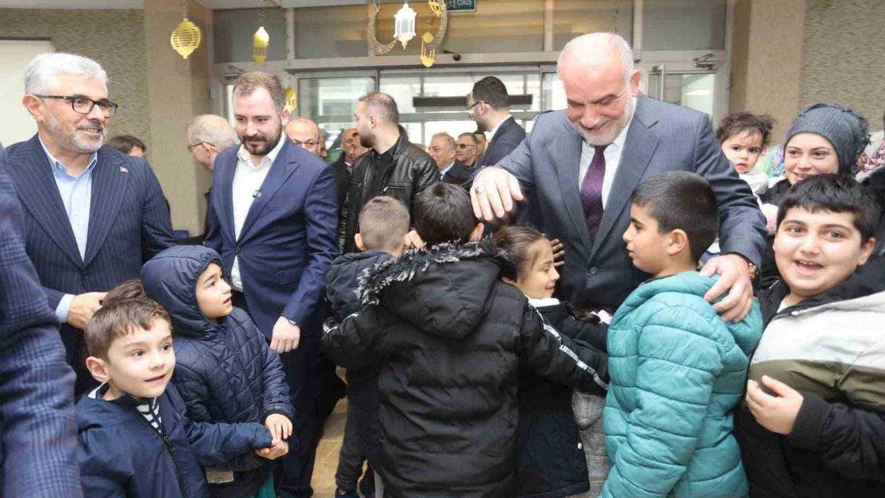 Canik’te Ramazan bayramı bayramlaşması
