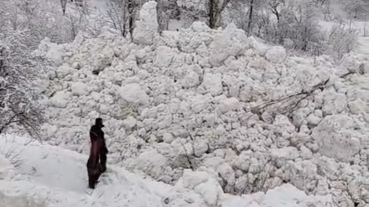 Yüksekova’da aynı bölgede ikinci çığ
