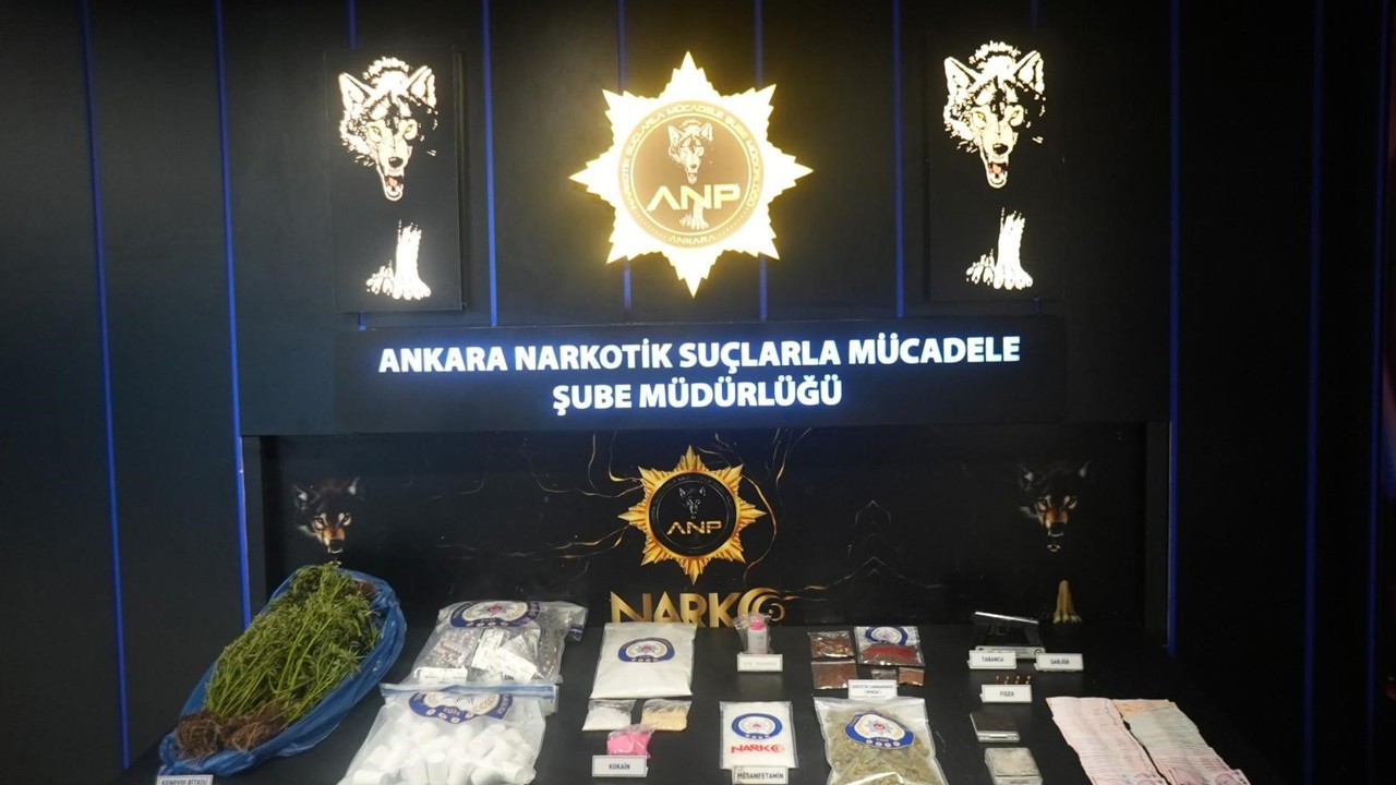 Ankara’da narkotik operasyonunda 28 tutuklama
