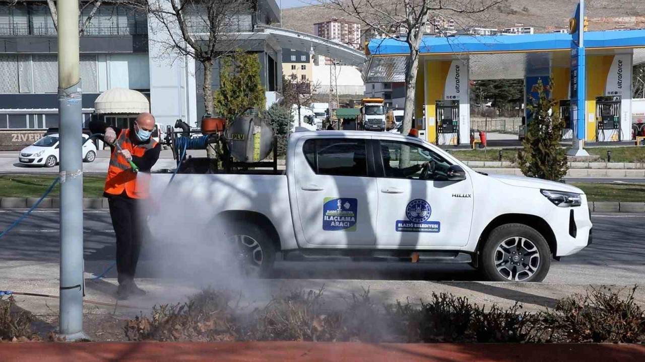 Elazığ ilaçlama çalışmaları başladı
