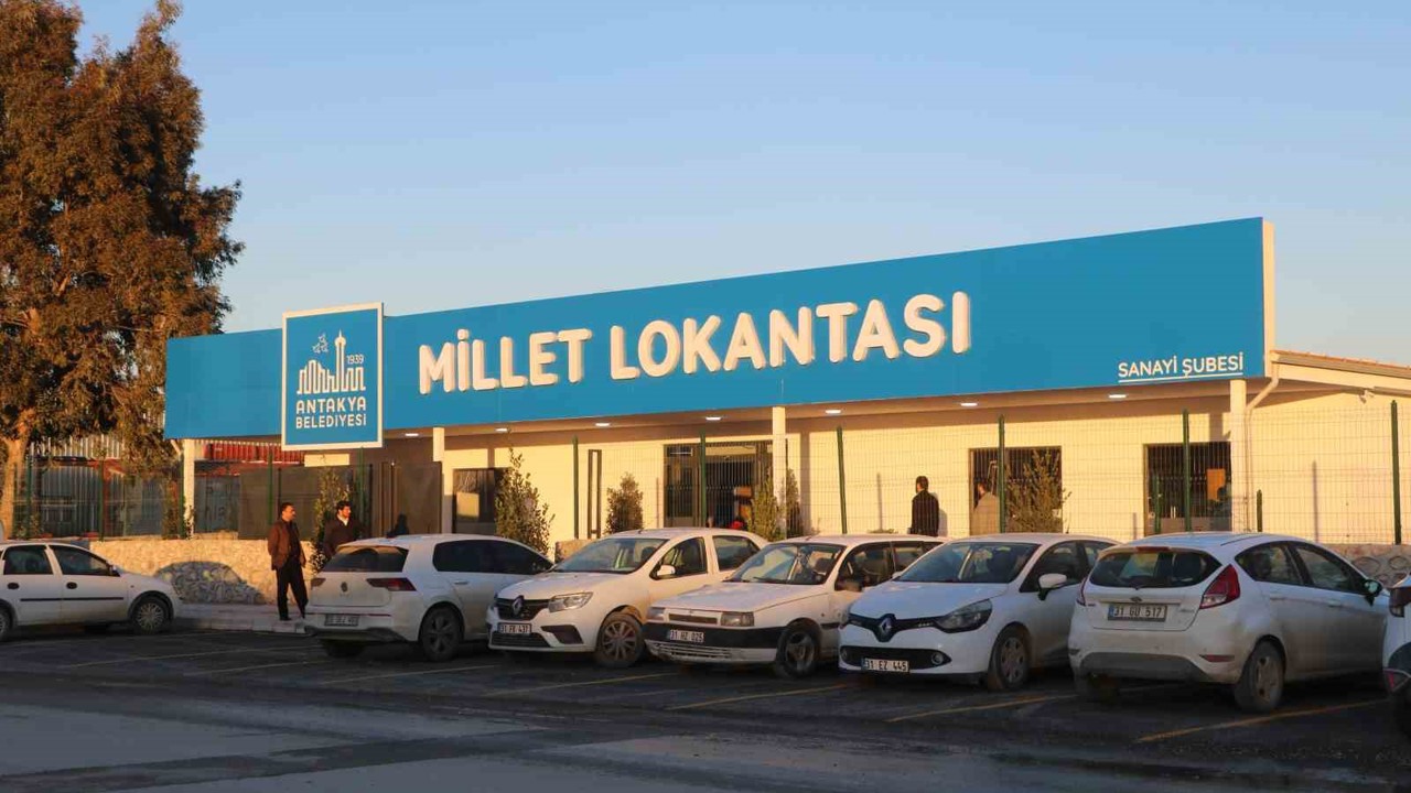 Antakya Belediyesi Millet Lokantası sanayi şubesi hizmete açıldı
