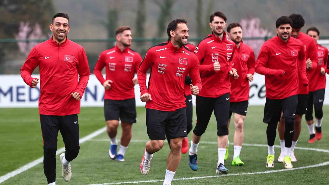 A Milli Takım, Romanya maçı hazırlıklarını sürdürdü

