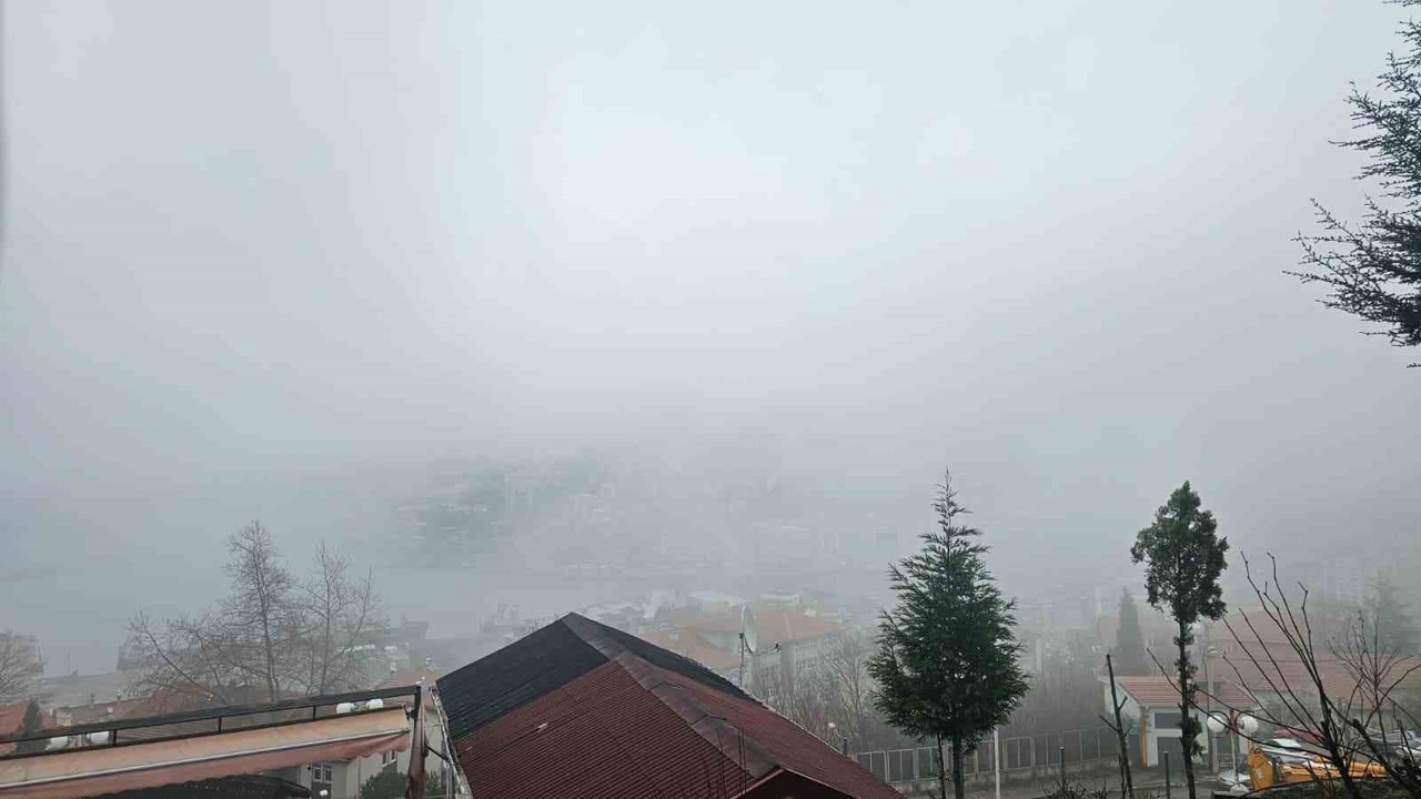 Zonguldak’ta sis etkili oldu
