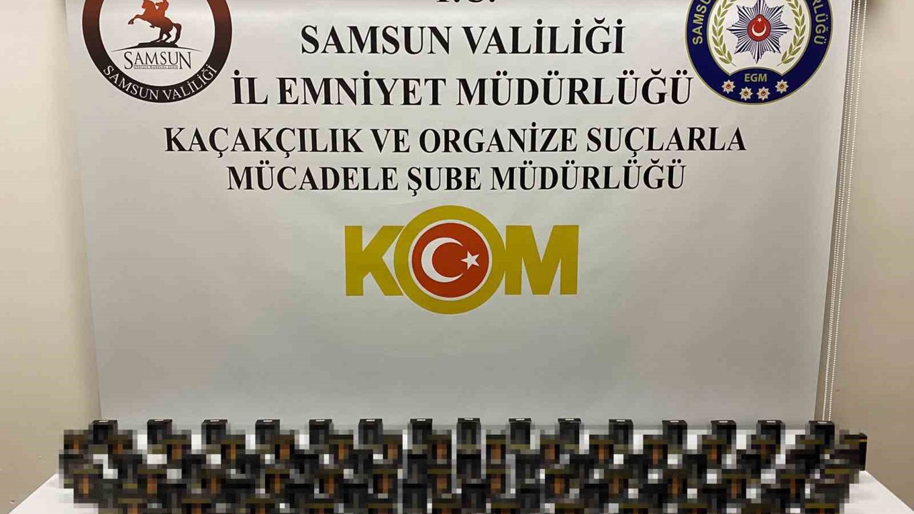 Samsun’da 2 bin 120 makaron ele geçirildi
