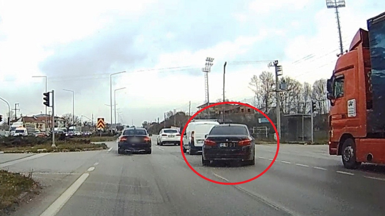 Trafikte tehlikeli hareketler
