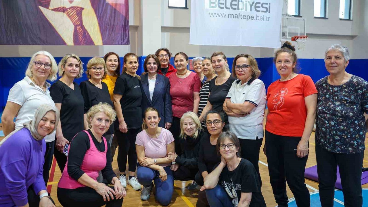 Başkanı Köymen, spor yapan kadınlarla buluştu
