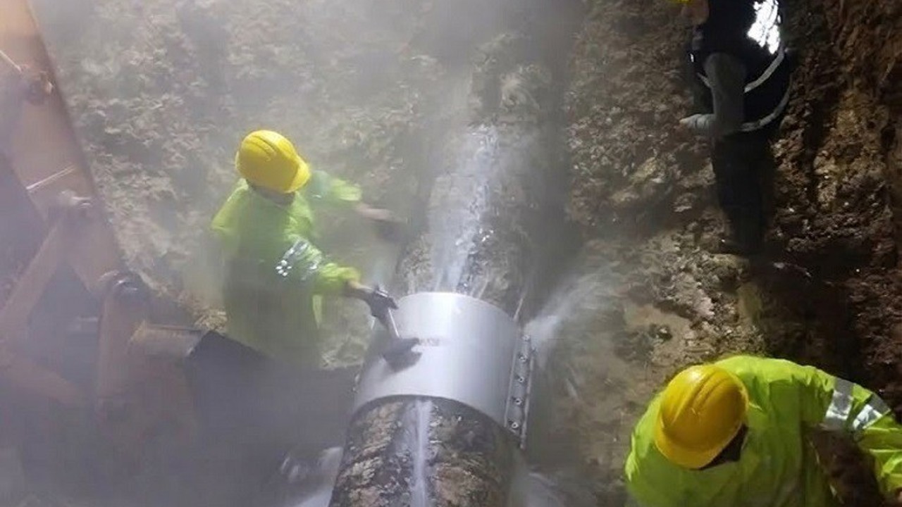 Hızlı müdahale su kesintisini önledi
