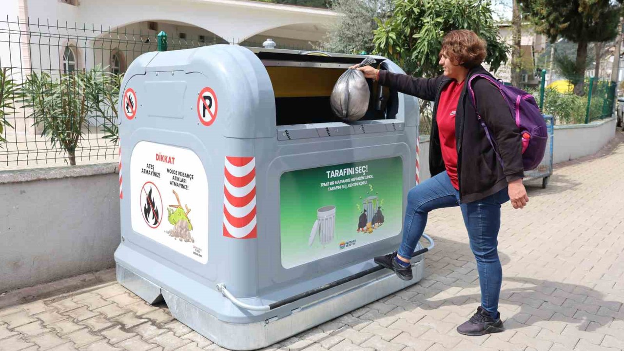 Marmaris’te akıllı konteyner dönemi başladı
