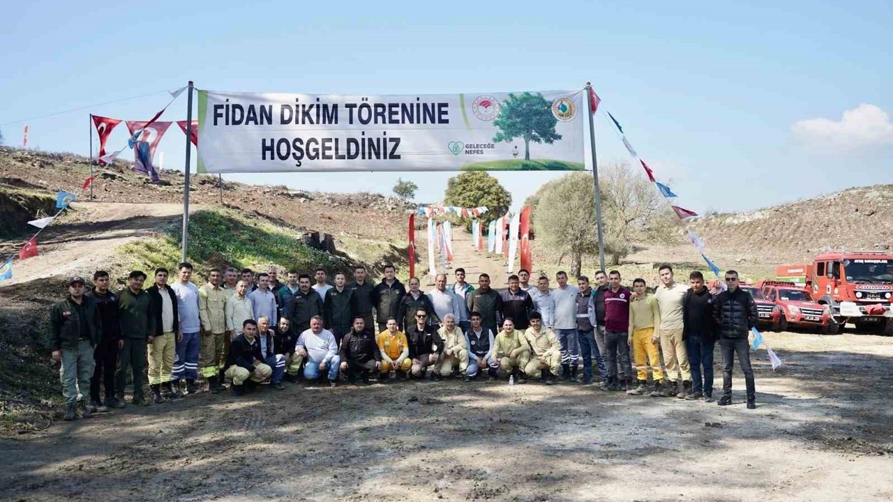 Milas’ta yanan sahalar fidanlarla canlanıyor
