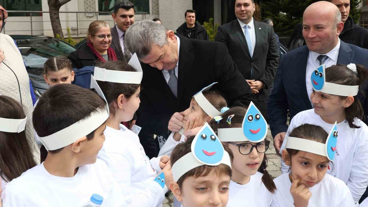 Çocuklara su tasarrufu bilinci kazandırılyor
