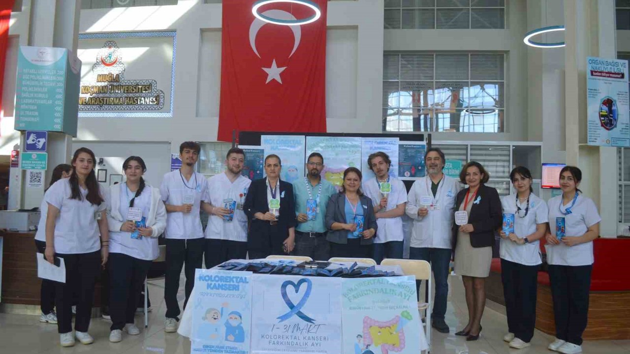 Muğla’da kolorektal kanser için bilgilendirme yapıldı

