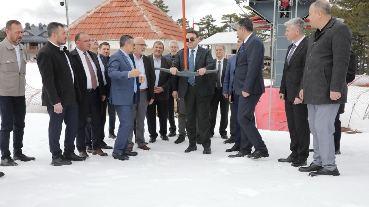 Gediz Murat Dağı Kayak Merkezi’nde inceleme
