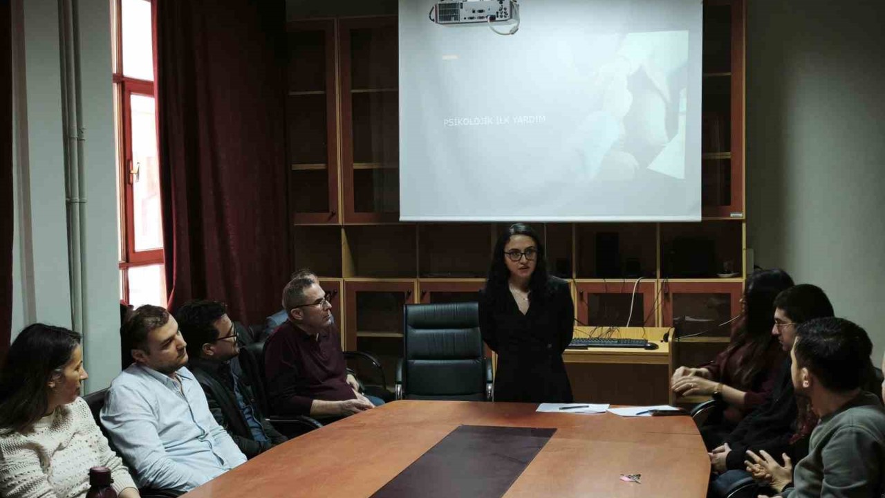 Denetimli Serbestlik personeline "Psikolojik İlk Yardım" eğitimi
