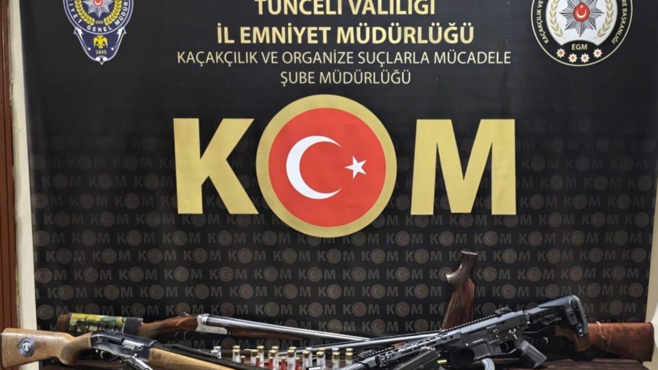 Tunceli’de ruhsatsız silah operasyonu: 6 şüpheli yakalandı
