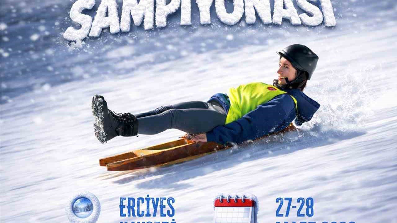 Erciyes; Geleneksel Kızak Türkiye Şampiyonası’na ev sahipliği yapacak
