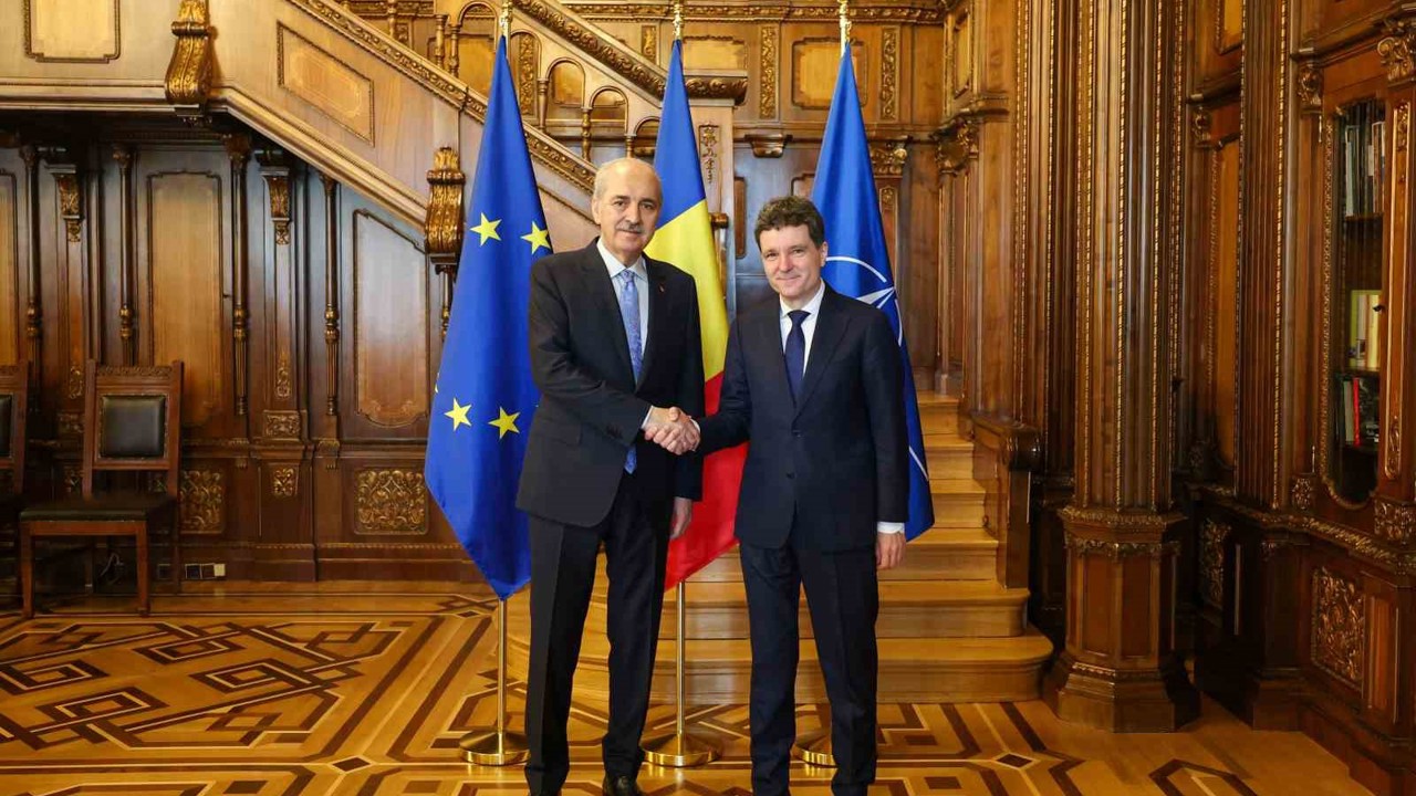 TBMM Başkanı Kurtulmuş, Romanya Cumhurbaşkanı Dan tarafından kabul edildi
