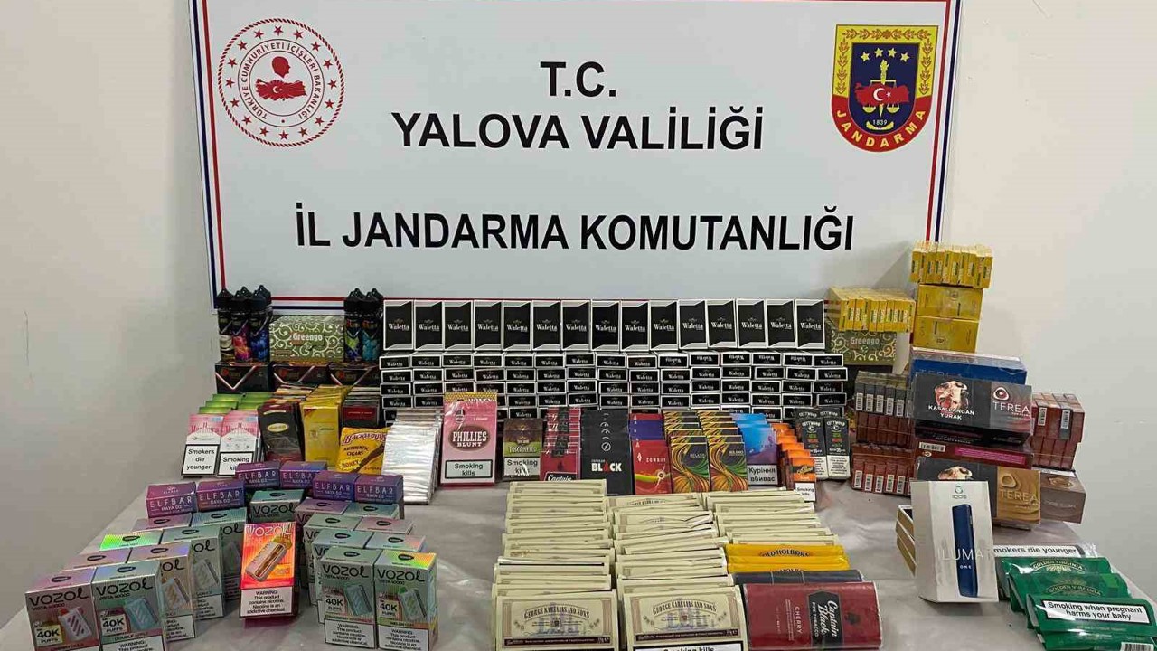 Yalova’da kaçak tütün operasyonu
