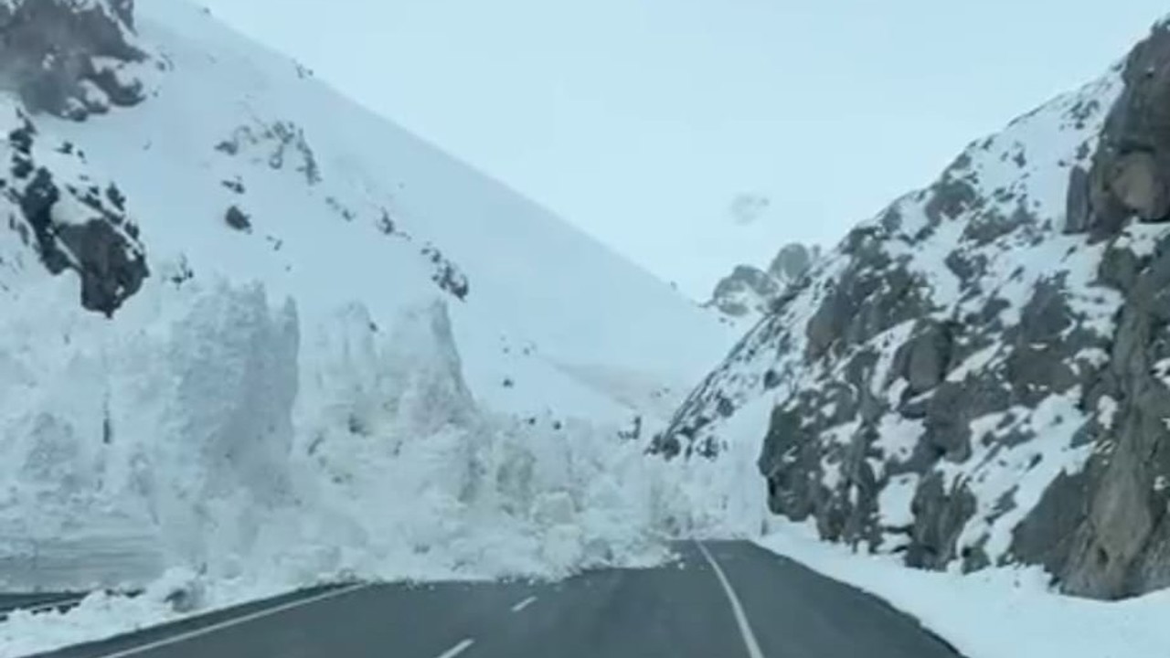 Van-Hakkari karayoluna çığ düştü
