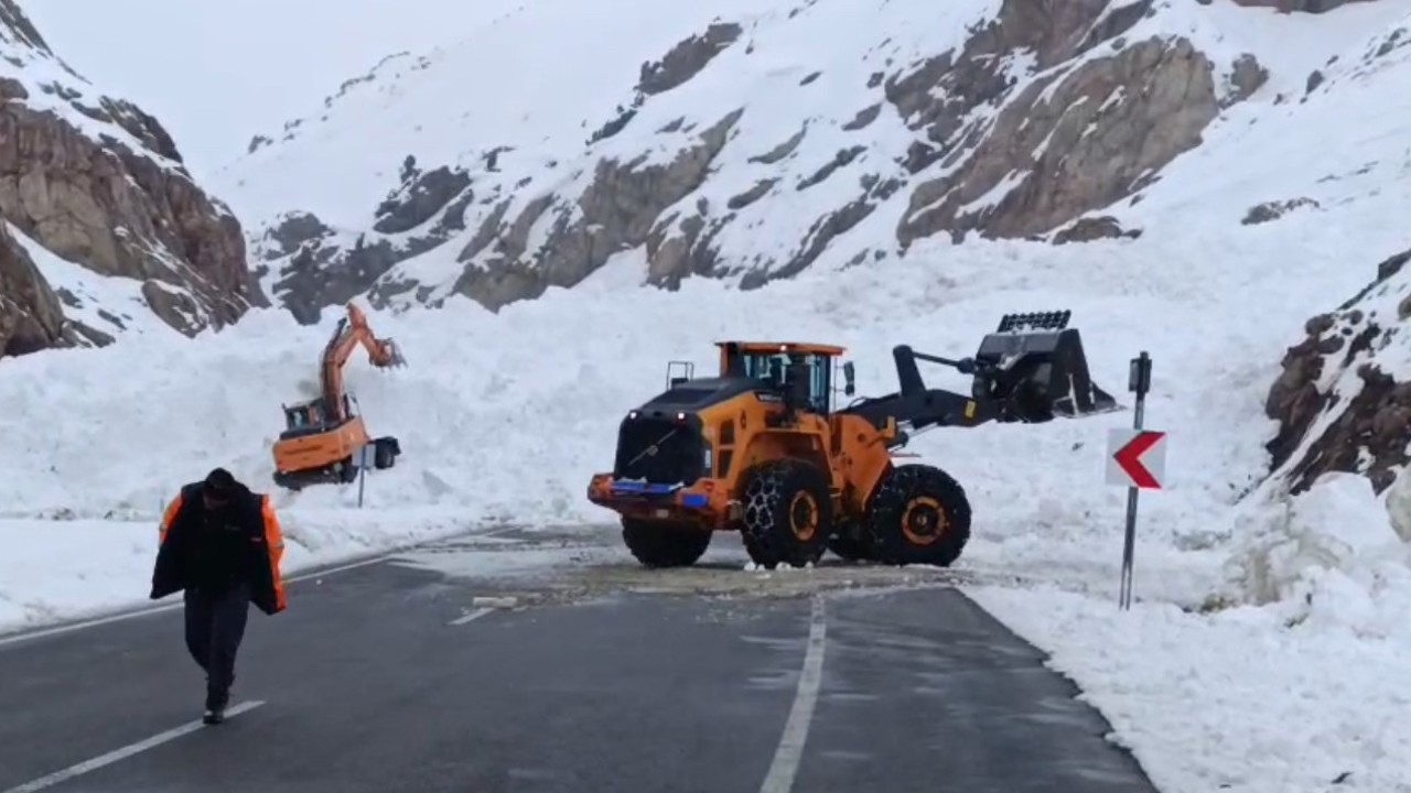 Van-Hakkari karayolunda çığ: Çok sayıda araç mahsur kaldı
