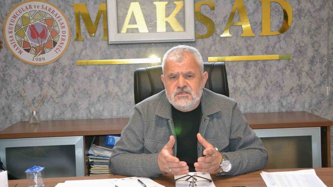 Manisa’da kuyumcuların başkanından altın yatırımcısına "Uzun Vade" tavsiyesi
